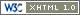 Logo W3C XHTML 1.0